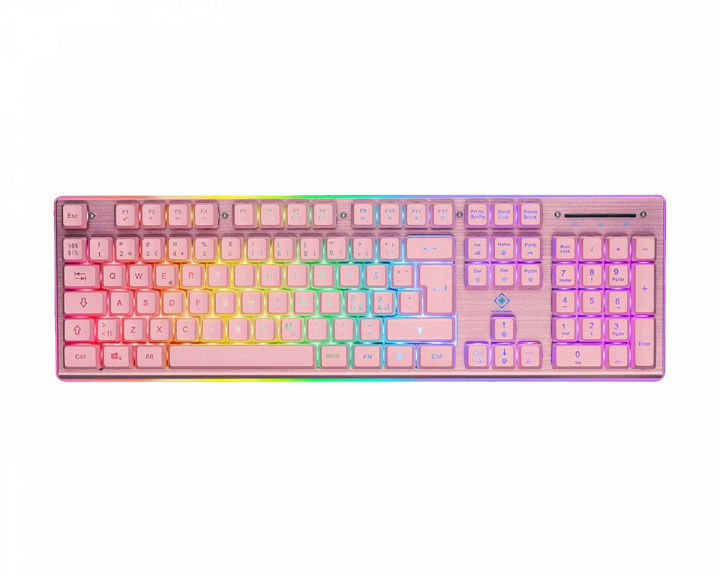 Deltaco Gaming PK75 RGB Gaming Tangentbord - Rosa