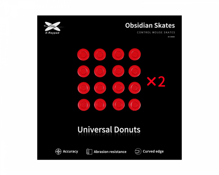 X-raypad Obsidian DIY Mouse Skates - Universal Donuts