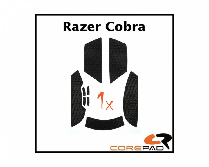Corepad Soft Grips till Razer Cobra Wired/Wireless - Svart