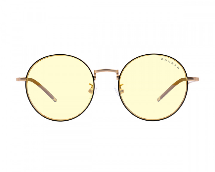 Gunnar Optiks Ellipse - Svart/Guld - Amber