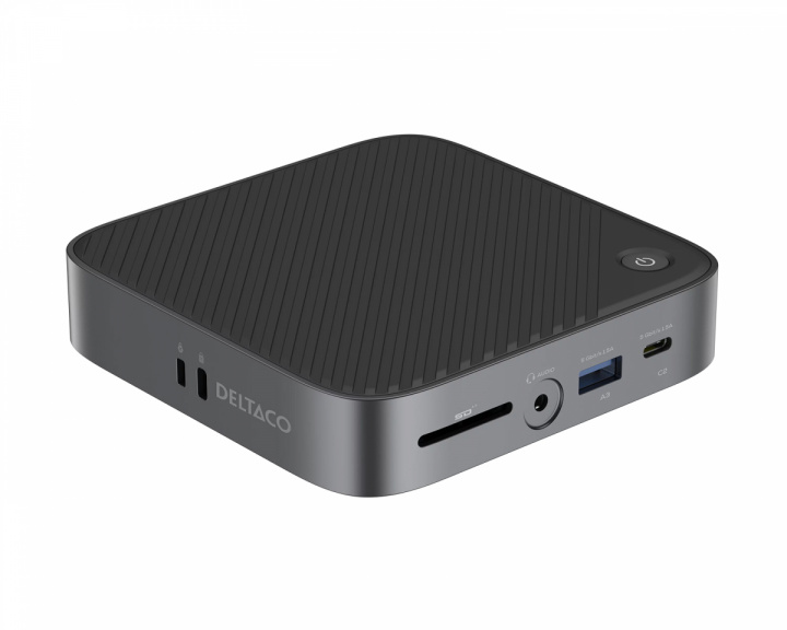 Deltaco USB-C Dockningsstation - 9 Portar