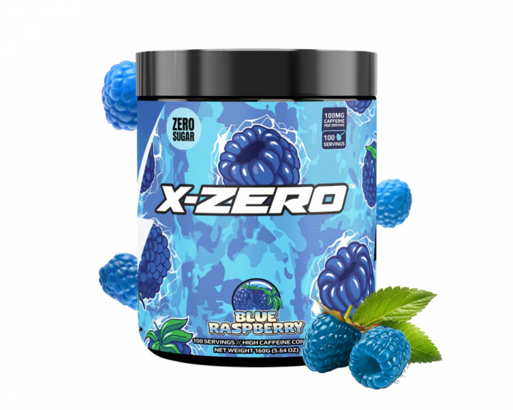 X-Gamer X-Zero Blueraspberry - 100 Serveringar