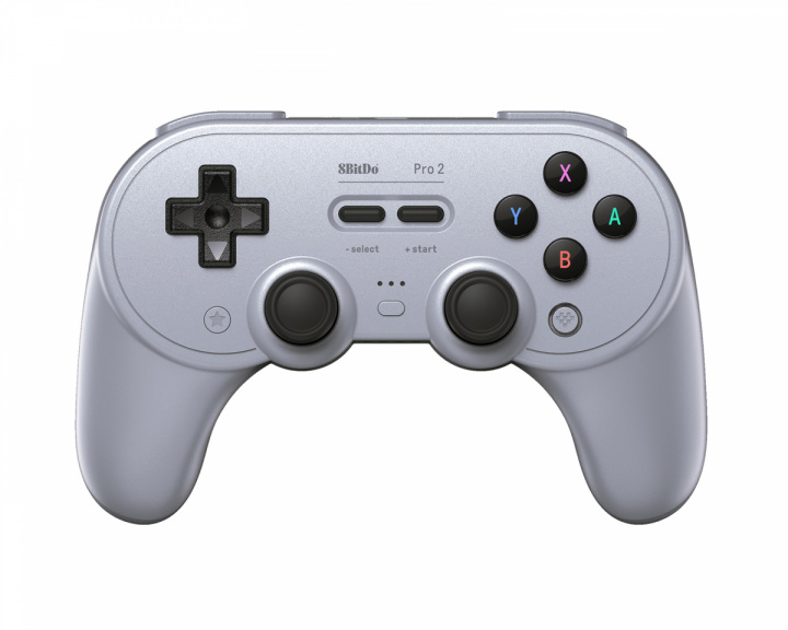 8Bitdo Pro 2 Bluetooth Gamepad Hall Effect Edition - Bluetooth Handkontroll - Grå