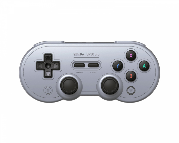 8Bitdo SN30 Pro Bluetooth Gamepad Hall Effect Edition - Bluetooth Handkontroll - Grå