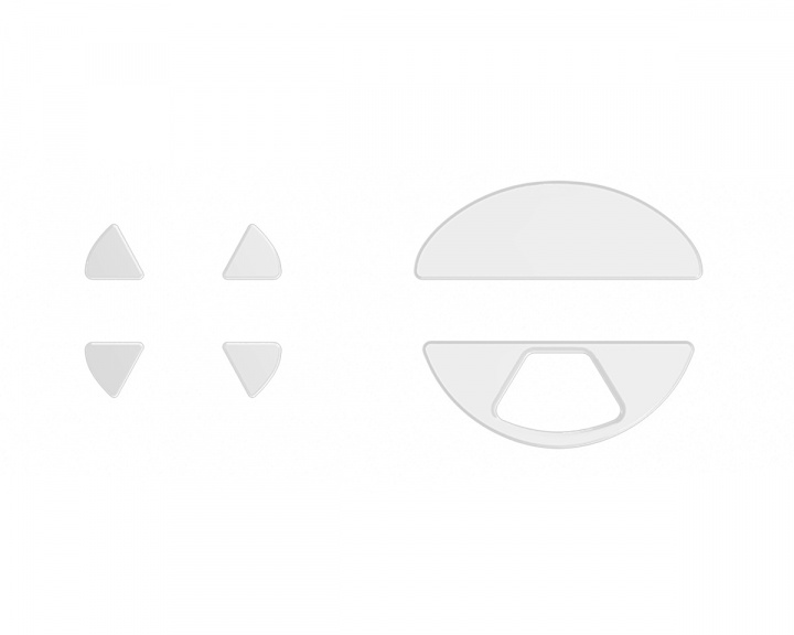 WLMouse PTFE Skates till Beast X Mini - Vit