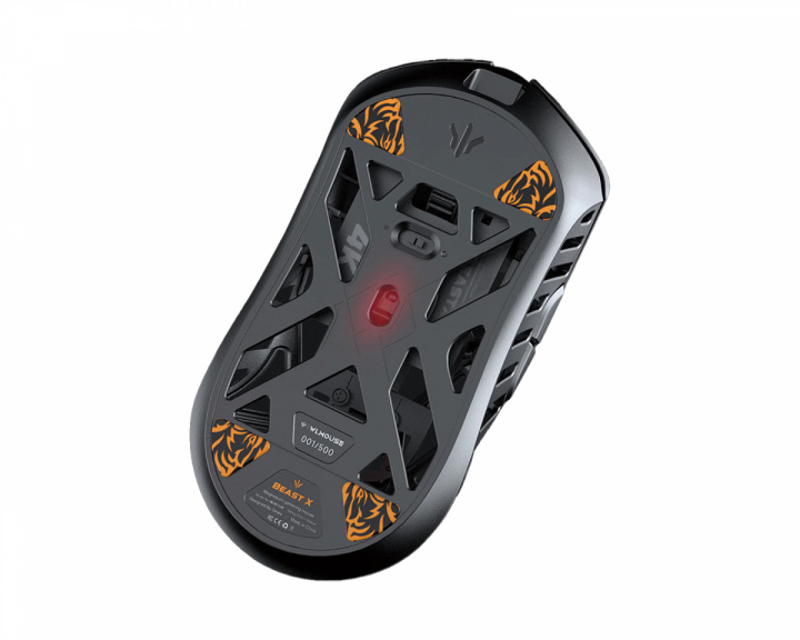 WLMouse Glas Skates till Beast X - Tiger
