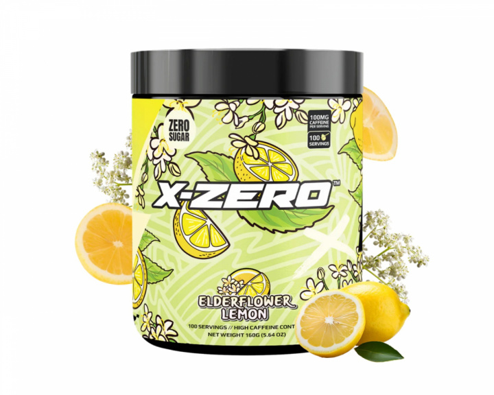 X-Gamer X-Zero Elderflower Lemon - 100 Serveringar
