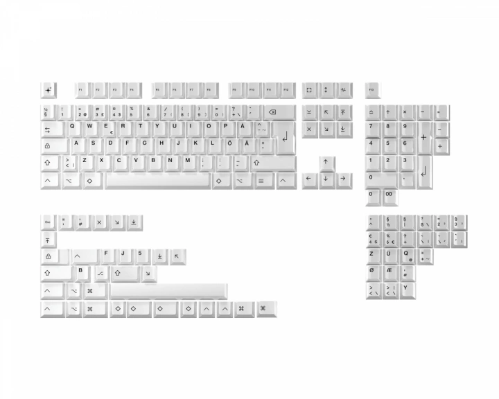 MaxCustom MxG x Milkyway Keycaps - BoW (ISO Nordic)
