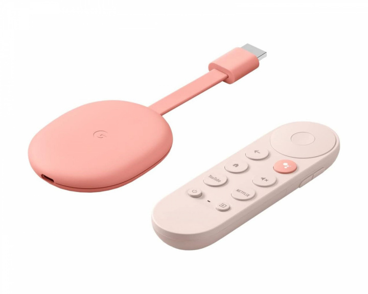 Google Chromecast med Google TV, Media-Player, 4K - Sunrise