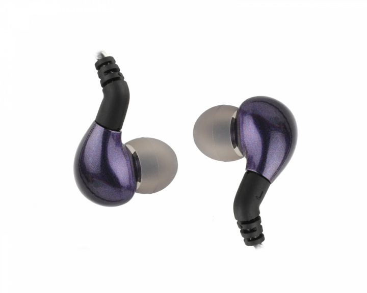 Blon BL03 IEM Hörlurar med 3.5mm Mikrofon - Lila