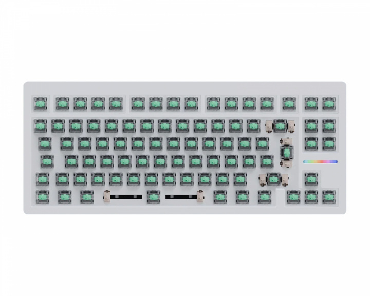Wooting 80HE 80% Tangentbord Zinc Alloy Vit - ISO
