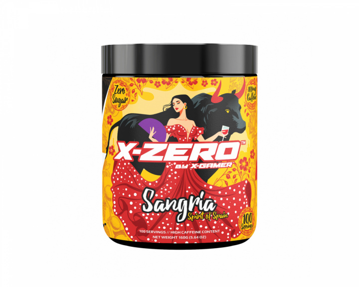 X-Gamer X-Zero Sangria - 100 Serveringar