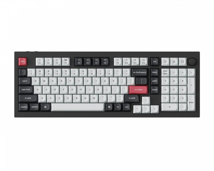  Q5 HE 96% RGB Hotswap ISO Tangentbord [Nebula Linear] - Svart