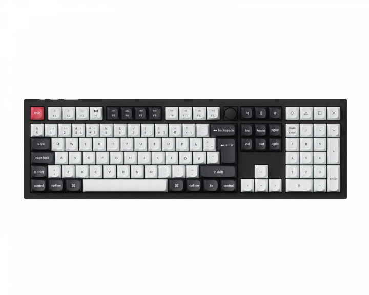  Q6 HE RGB Hotswap ISO Tangentbord [Nebula Linear] - Svart