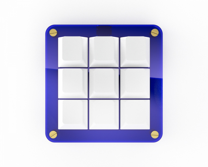 MaxCustom 9-Key MacroPad - Blå