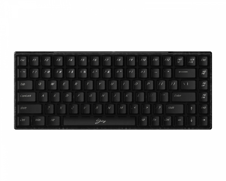  YING75 HE Forged Carbon Fiber Tangentbord - Svart [Gateron Nightfall]
