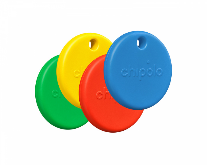 Chipolo POP 4-pack - Item Finder - Röd/Blå/Gul/Grön