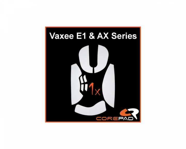 Corepad Soft Grips till Vaxee E1 & AX Series - Vit