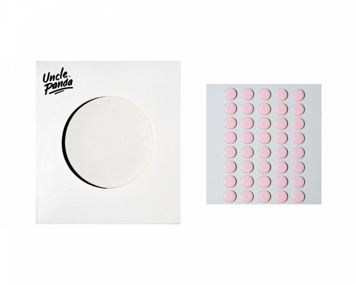 Uncle Panda Spirit Dots - Pink - 40 pcs