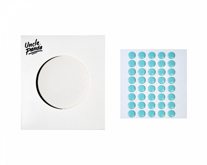 Uncle Panda Spirit Dots - Tiffany - 40 pcs