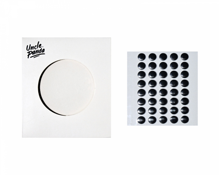 Uncle Panda Spirit Dots - Black - 40 pcs