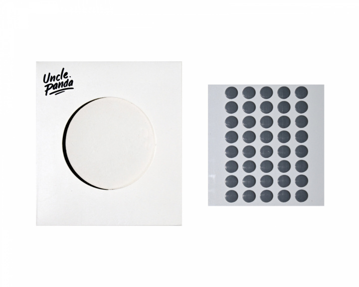 Uncle Panda Spirit Dots - Grey - 40 pcs