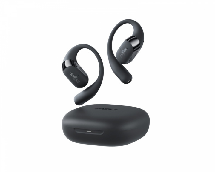 Shokz OpenFit 2 Trådlösa Bone Conduction Hörlurar - Svart