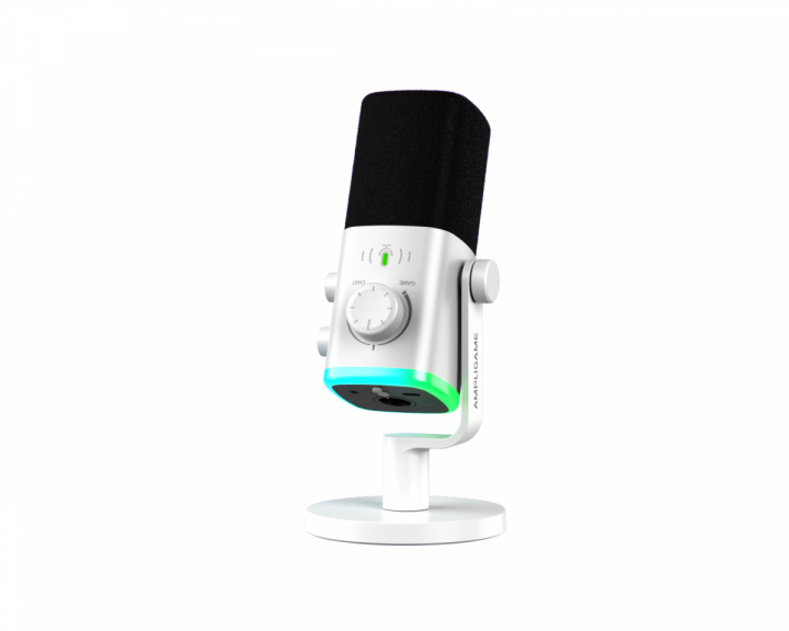 Fifine AmpliGame AM9 USB/XLR Mikrofon - Vit