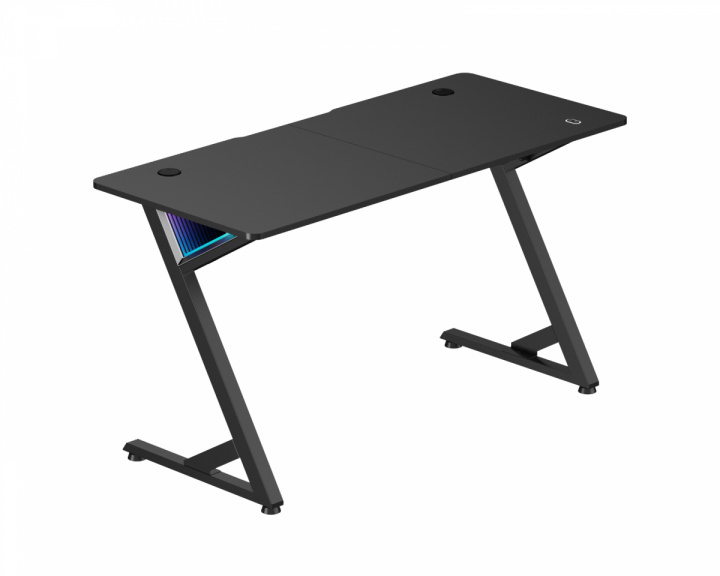  InfinityGlow Gaming Skrivbord (136x60) - Svart