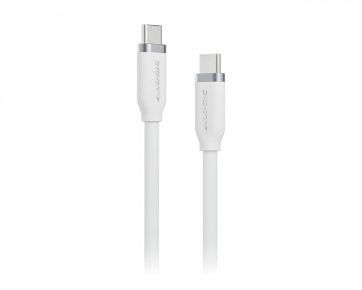 Alogic Elements 240W USB-C Laddkabel - 1m - Vit