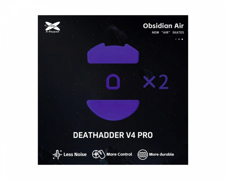  Obsidian Air Skates för Razer Deathadder V4 PRO