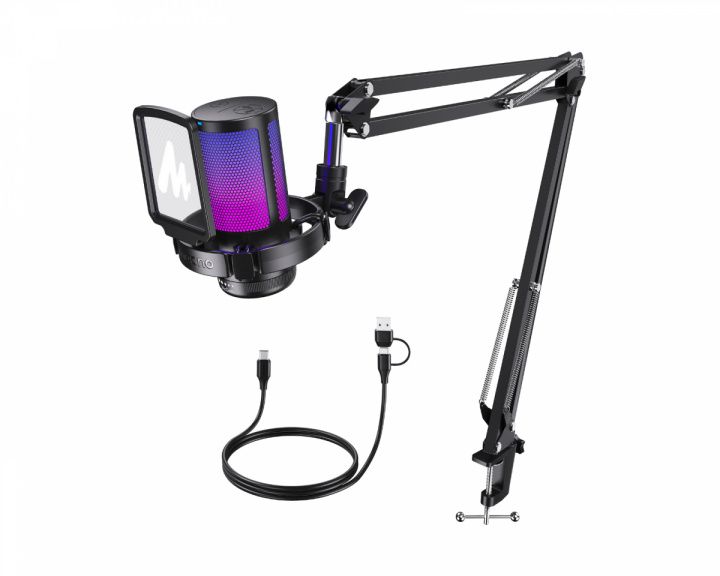 Maono DGM20S Gaming Mikrofon RGB - Svart