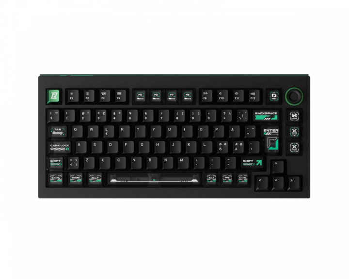  L5 HE 8K ISO Tangentbord [Lime Magnetic Switch] - Cyber Black