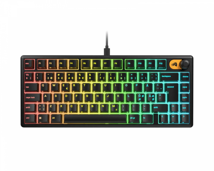 Glorious GMBK 75% Gaming Tangentbord - Svart