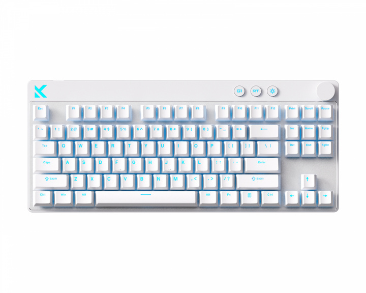 MCHOSE Mix 87 Hall Effect Magnetic Gamingtangentbord ANSI - Vit