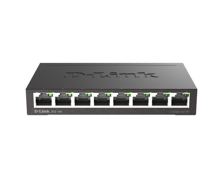 D-Link DGS-108 8-Port Gigabit Bordsswitch