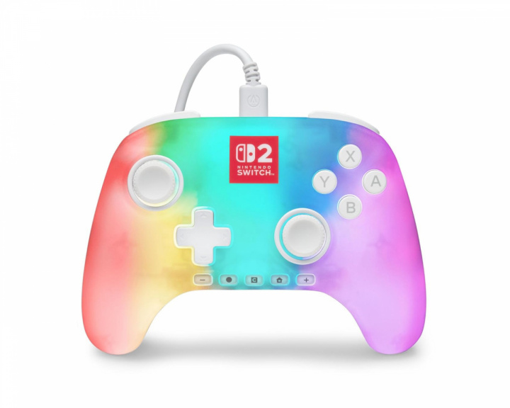  Advantage Trådbunden Kontroll för Nintendo Switch 2 - Vit (Lumectra)