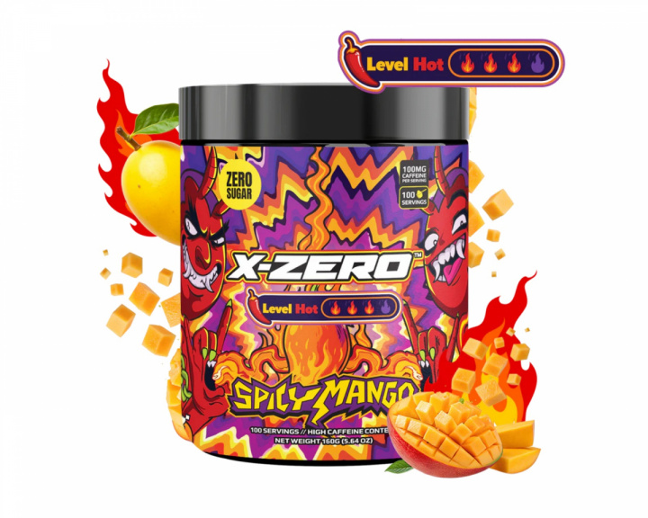 X-Gamer X-Zero Spicy Mango - 100 Portioner