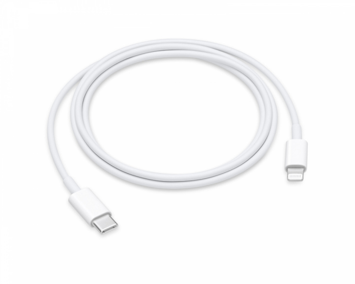 Apple Lightning till USB-kabel MFi Vit (0,5 Meter)