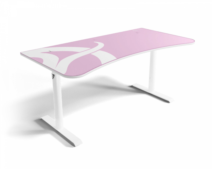 Arozzi Arena Gaming Skrivbord - Large - Vit Rosa