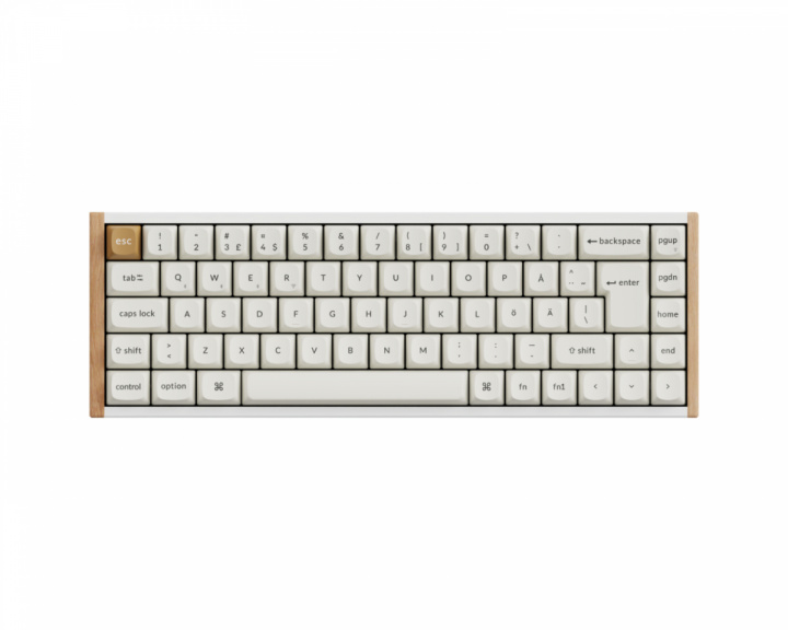  K6 HE SE Trådlöst QMK Tangentbord [Gateron 2.0 Purple Magnetic Switch] - Wood White