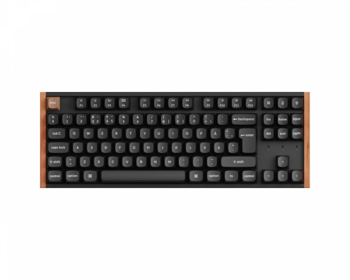  K8 HE SE Trådlöst QMK Tangentbord [Gateron 2.0 Purple Magnetic Switch] - Wood Black