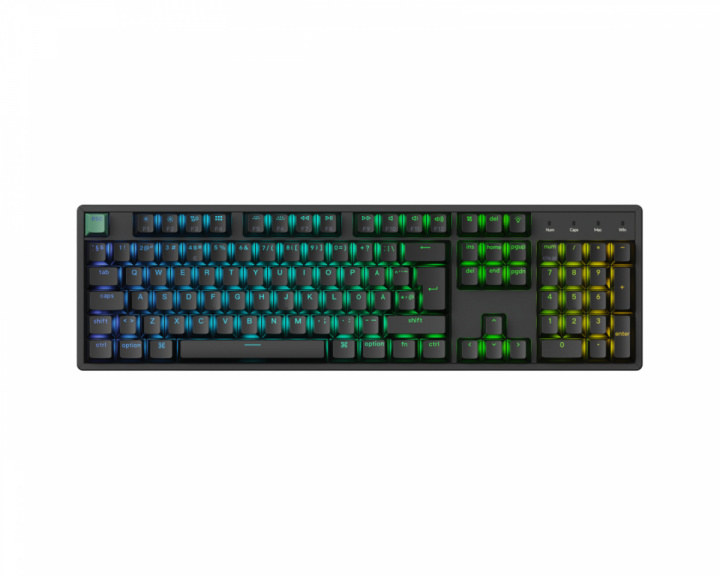  K10 HE Trådlöst QMK Tangentbord [Gateron 2.0 Purple Magnetic Switch] - Svart