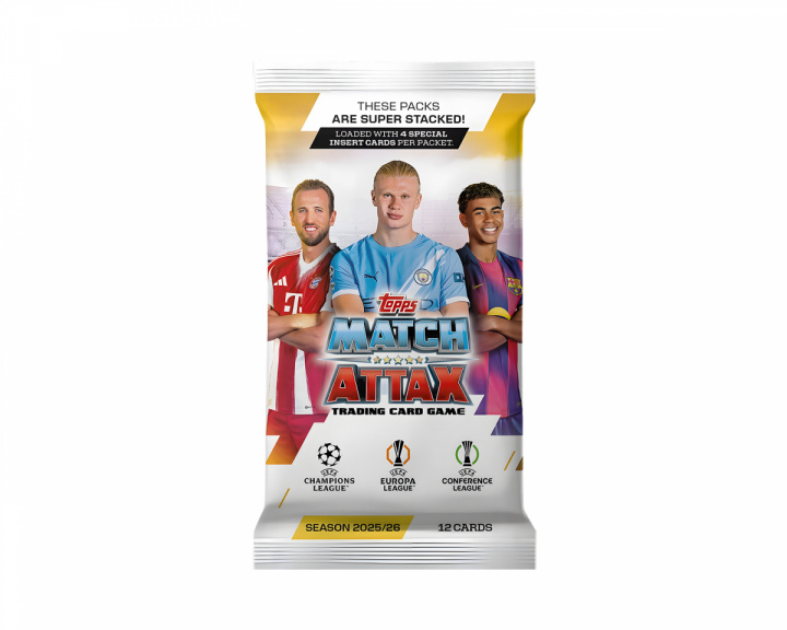 Match Attax Kort UCL 25/26 Booster - Fotbollskort