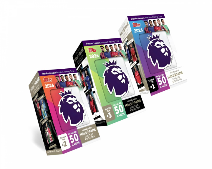  Premier League Super Tin 25/26 - Fotbollskort