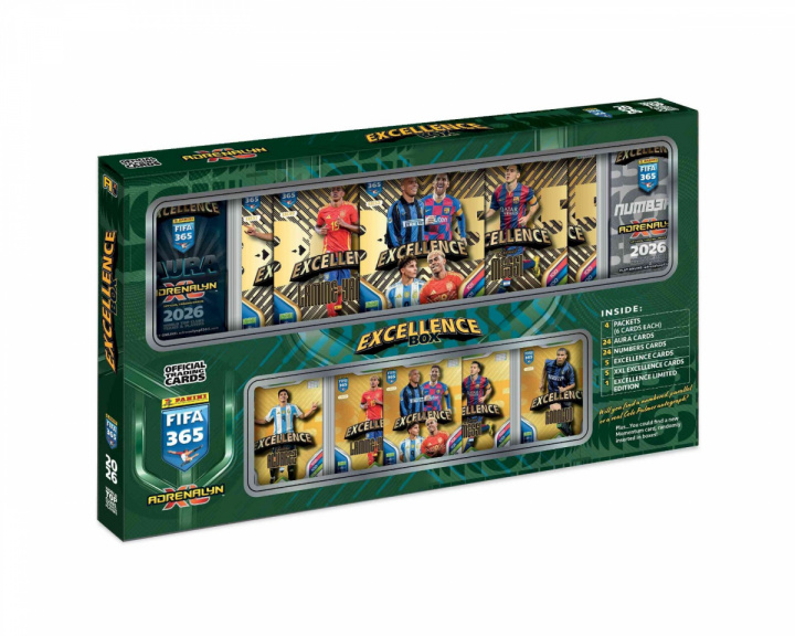 Panini FIFA 365 Adrenalyn XL 2026 - Excellence Box - Fotbollskort