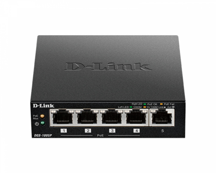  5-Port Desktop Gigabit PoE + Switch