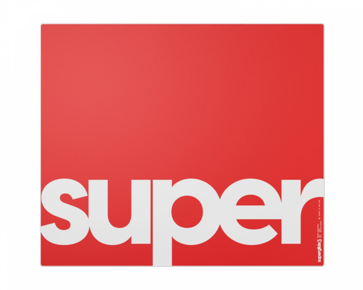 Superglide Glasmatta v3 XL - Type-S - Röd