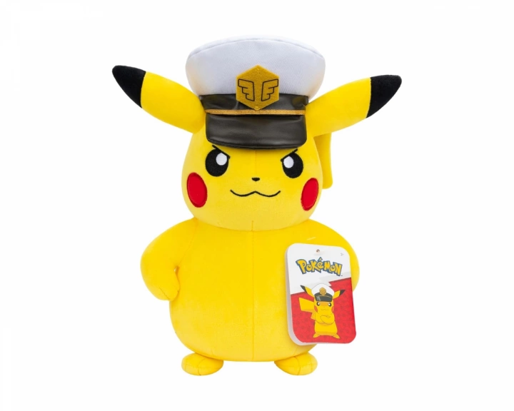 Pokémon: Captain Pikachu Plush - 20 cm