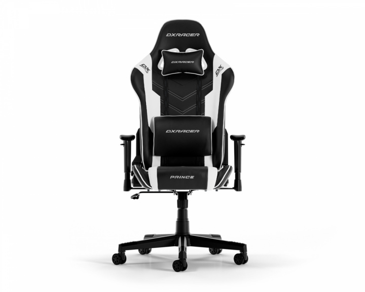 DXRacer PRINCE L Svart & Vit PVC Läder